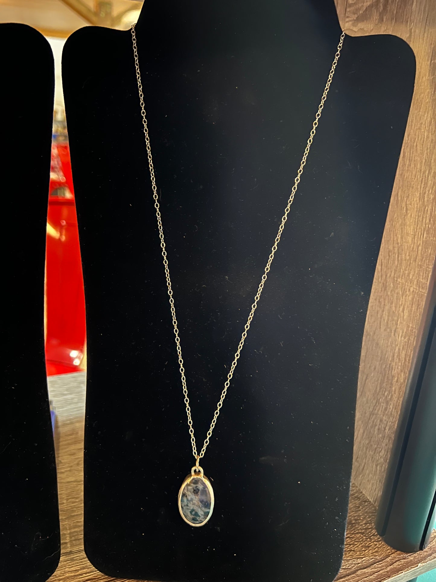 Midnight in the Mountains” – Sodalite Silver Necklace