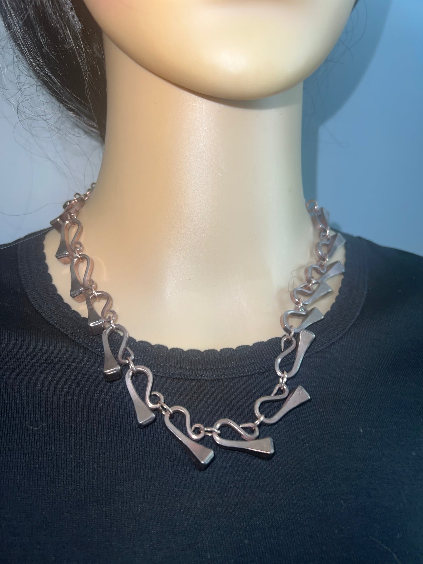 Horseshoe Nail Necklace – Stainless Steel & Sterling Silver | Western Equestrian Jewelry