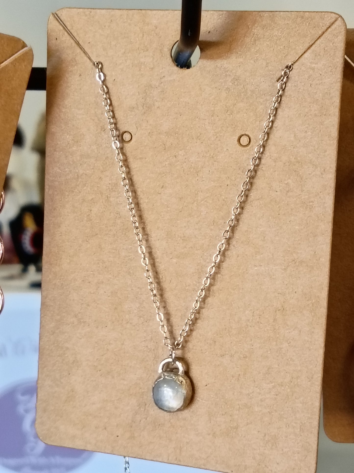 Moonstone Sterling Silver Necklace – Lunar Light Collection