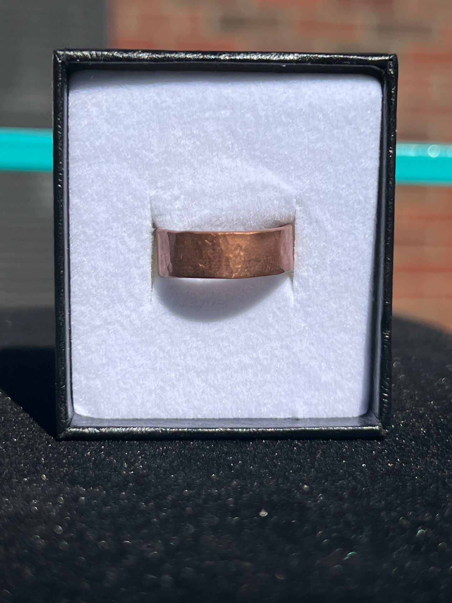Rustic Elegance Hammered Copper
Ring