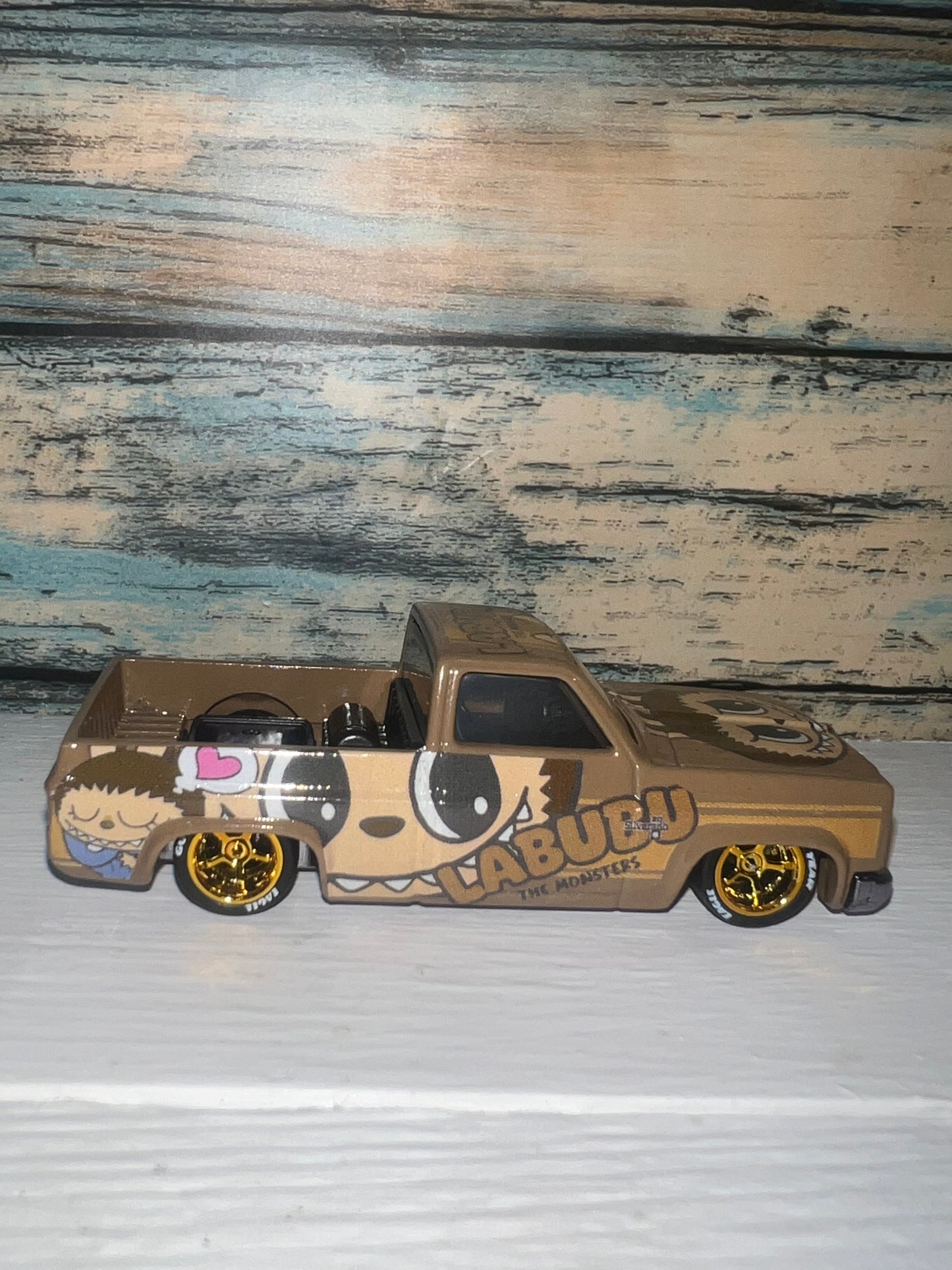 Monster Mash | Custom Character Art Squarebody Pickup | 1:64 Scale Diecast