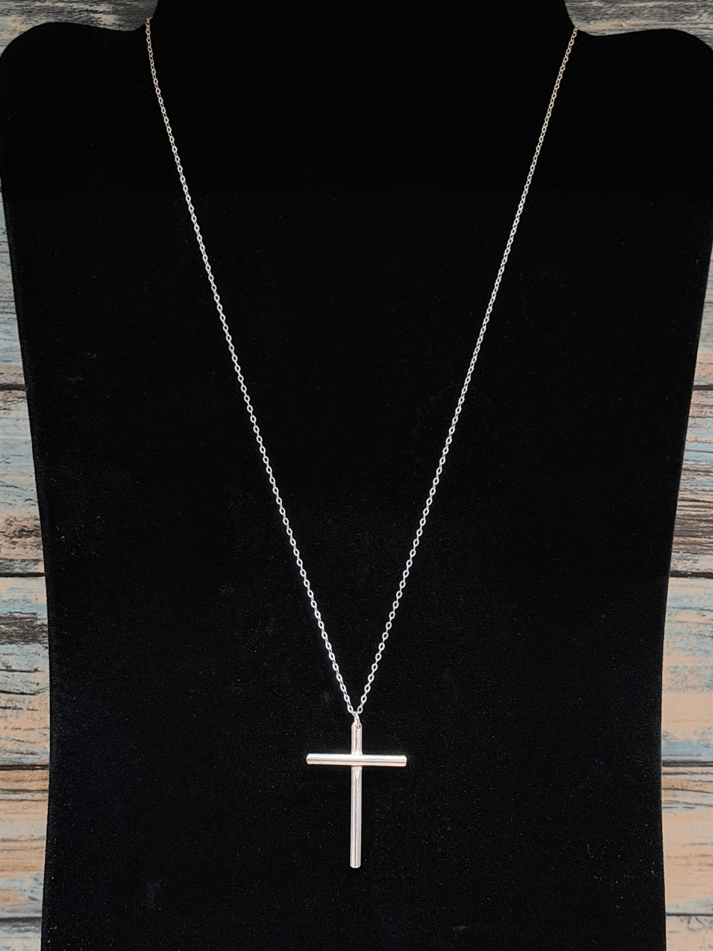 Handcrafted Sterling Silver Cross Necklace