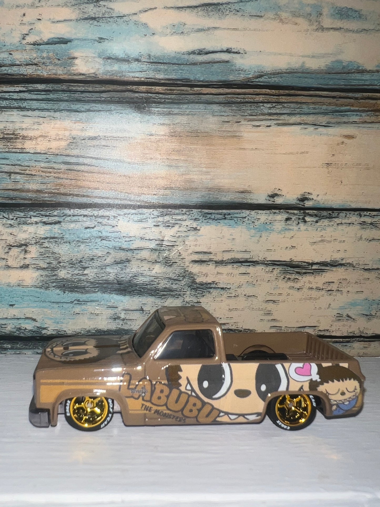 Monster Mash | Custom Character Art Squarebody Pickup | 1:64 Scale Diecast