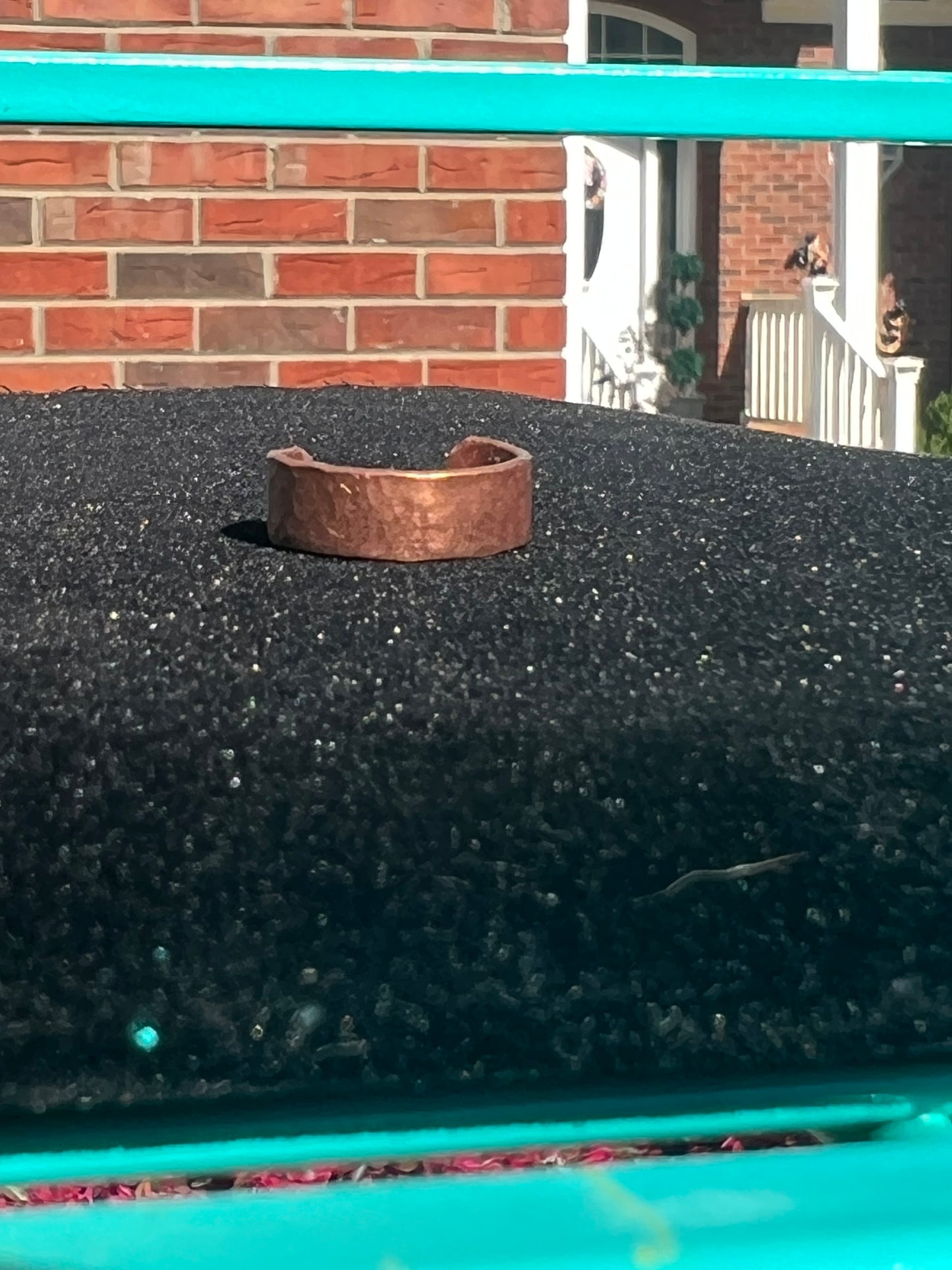 Rustic Elegance Hammered Copper
Ring