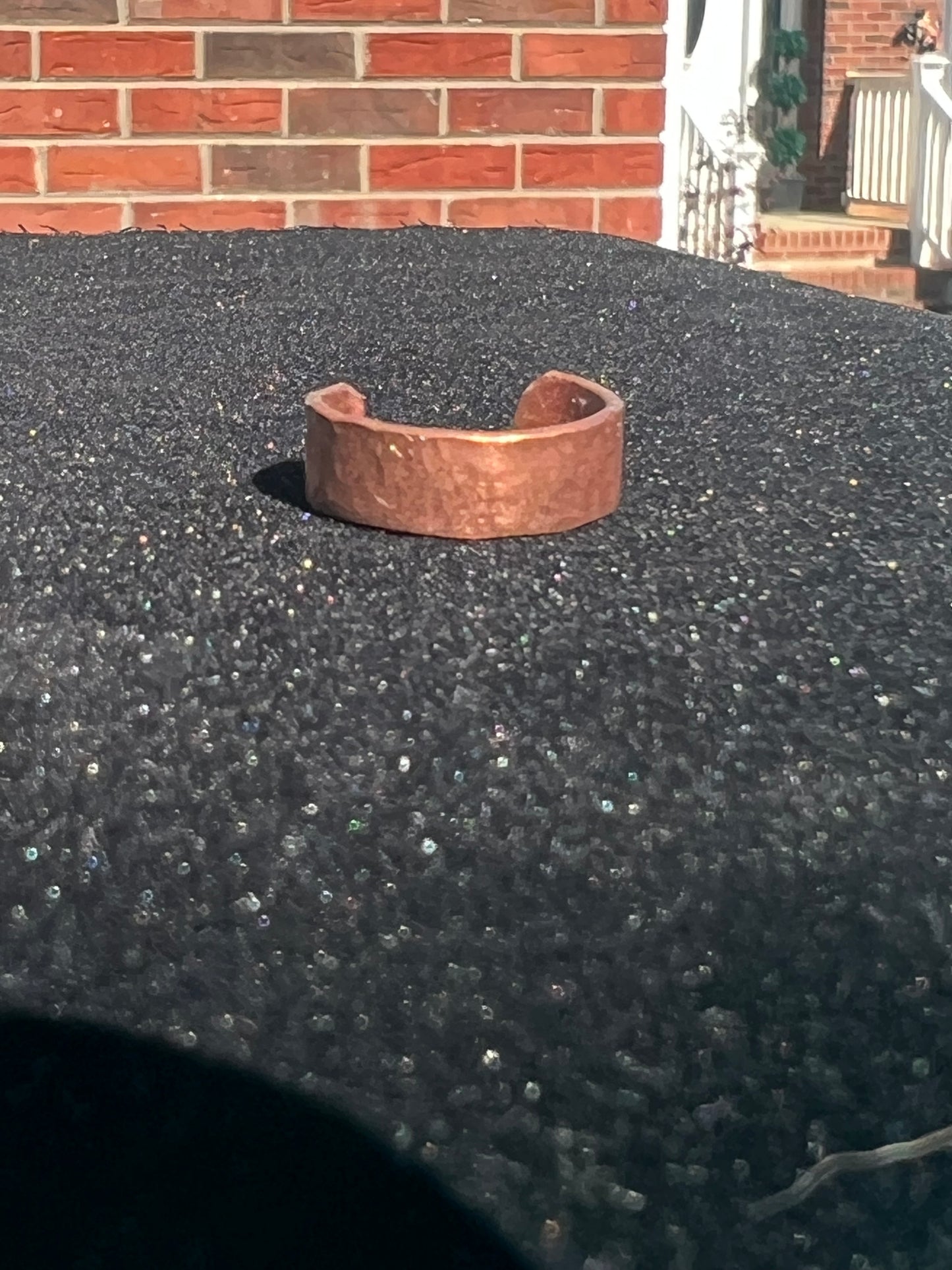 Rustic Elegance Hammered Copper
Ring