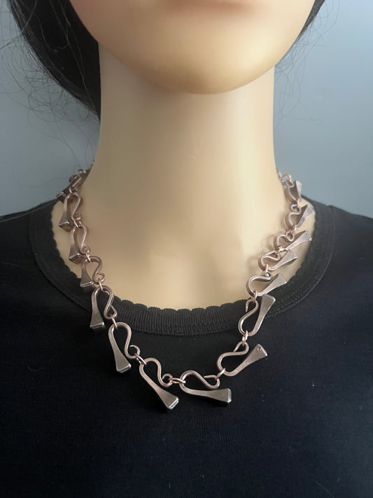 Horseshoe Nail Necklace – Stainless Steel & Sterling Silver | Western Equestrian Jewelry